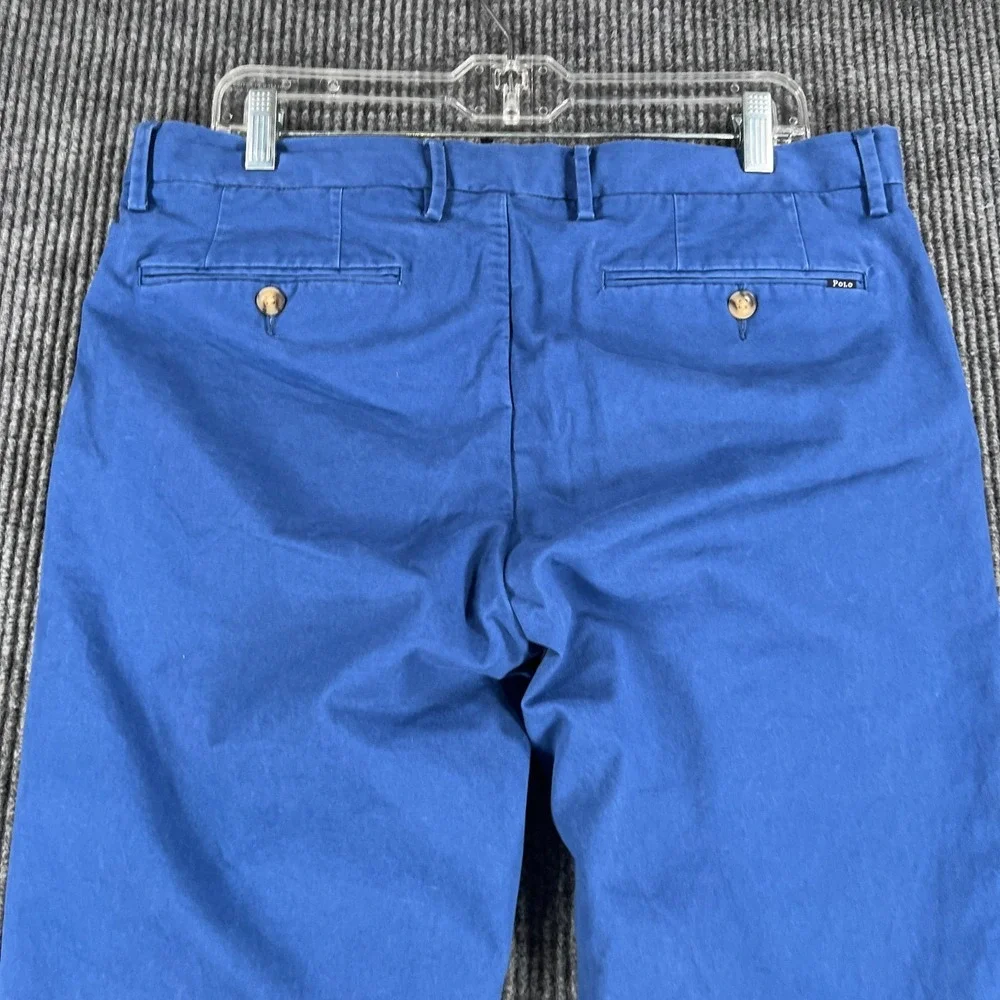 Polo Ralph Lauren Chino Pants Mens‎ 34x34 Blue Stretch Classic Fit Casual Golf